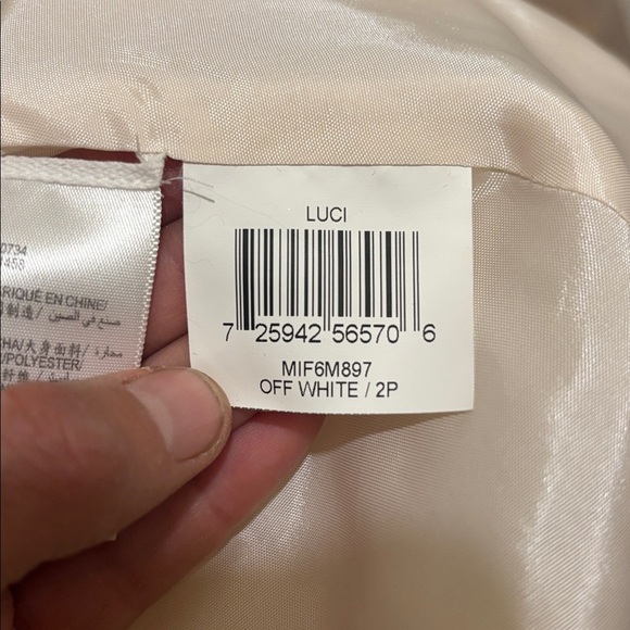 BCBGMaxAzria strapless Off White Dress - Picture 10 of 13